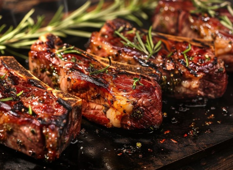 Saftig gegrillte Steaks